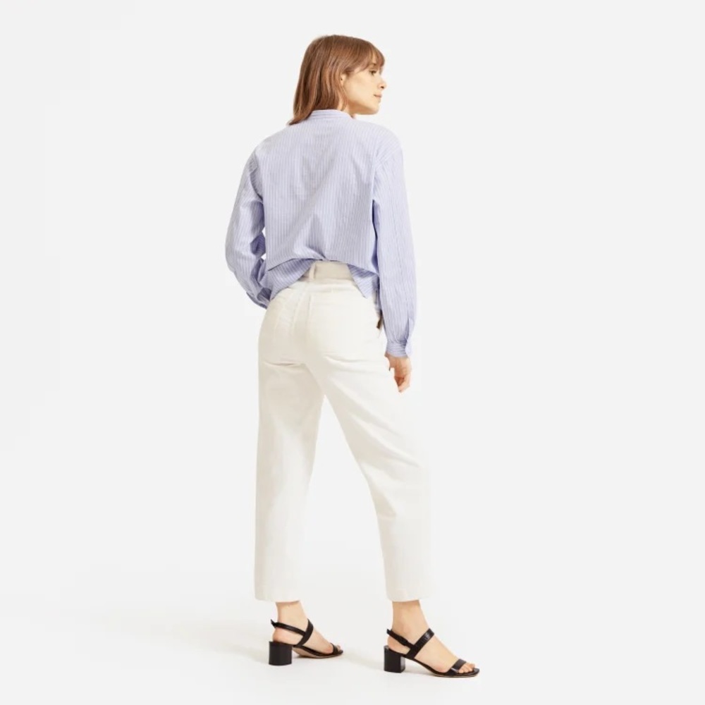 Everlane Corduroy Straight Leg Bone Pants